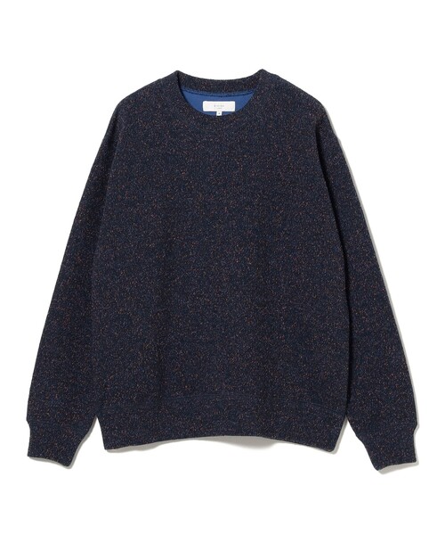 B:MING by BEAMS（ビーミングバイビームス）の「ダブルフェイス ネップ スウェット クルー（ユニセックス）（スウェット・メンズ・グレー/ネイビー・XL/L/M/S）」の13枚目の写真