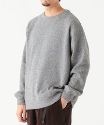 B:MING by BEAMS | ダブルフェイス ネップ スウェット クルー（ユニセックス）(スウェット)