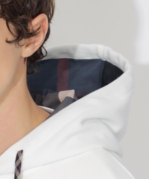 CB CRESTBRIDGE（シービークレストブリッジ）の「ヘッジホッグハーフスリーブフーディー（パーカー・レディース・オフホワイト/ブラック・1/3/2）」の8枚目の写真