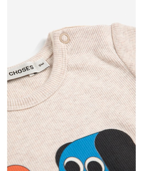 BOBO CHOSES（ボボショーズ）の「Doggy Mate body（ロンパース・キッズ・オフホワイト・18MONTH/12MONTH/3MONTH/24MONTH）」の2枚目の写真