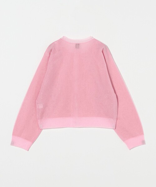 セール】＜6(ROKU)＞カラーシアー ニット カーディガン（カーディガン