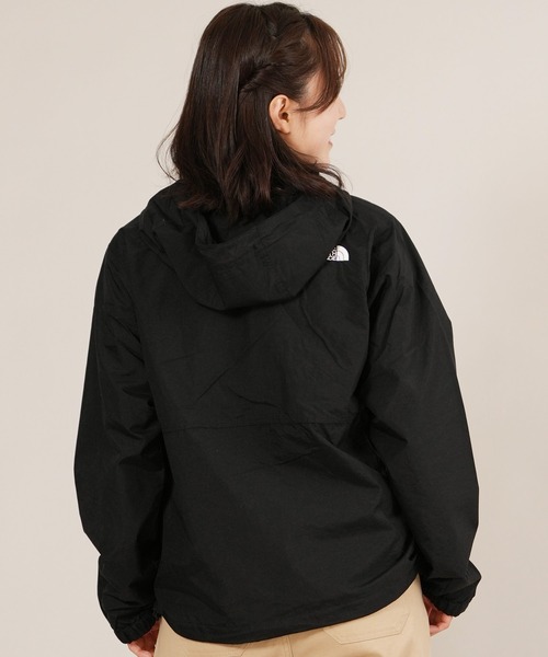THE NORTH FACE(ザノースフェイス)の「THE NORTH FACE ザ・ノース・フェイス ナイロン ジャケット COMPACT JACKET NPW72530(ナイロンジャケット・レディース・ライトカーキ/アイボリー/ブラック・M/L/XL/S)」の16枚目の写真