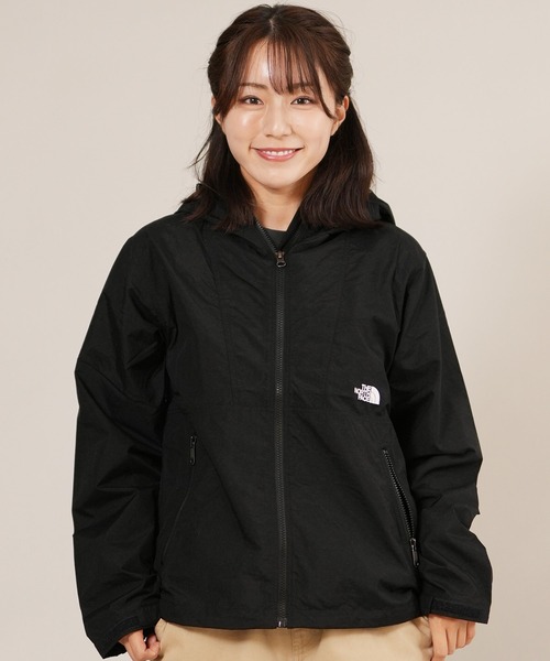 THE NORTH FACE(ザノースフェイス)の「THE NORTH FACE ザ・ノース・フェイス ナイロン ジャケット COMPACT JACKET NPW72530(ナイロンジャケット・レディース・ライトカーキ/アイボリー/ブラック/ラベンダー・M/L/XL/S)」の11枚目の写真