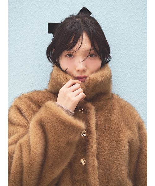 バリエファーショートコート（ブルゾン）｜LILY BROWN（リリーブラウン