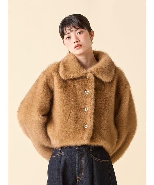 LILY BROWN (リリー ブラウン) ブラウンファーショートジャケット 楽天市場】【即日出荷】ファイナルセール50%OFF! Lily Brown リリー