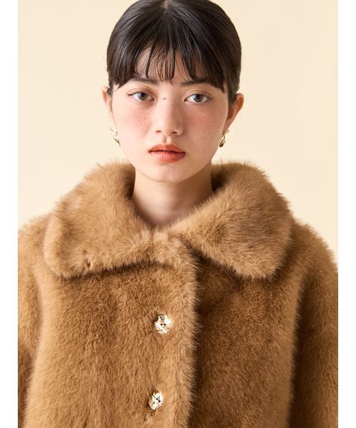 バリエファーショートコート（ブルゾン）｜LILY BROWN（リリーブラウン