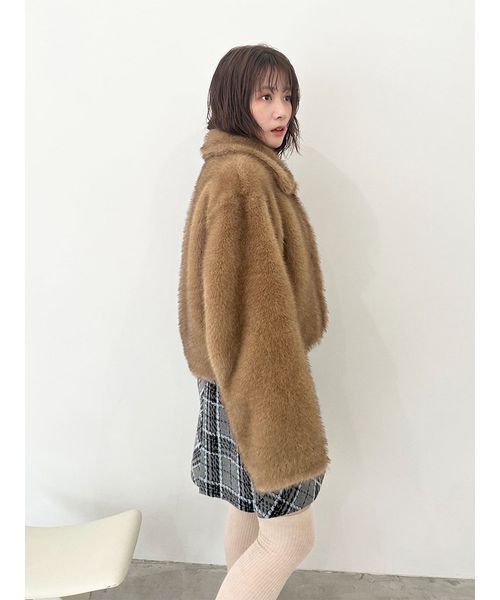 バリエファーショートコート（ブルゾン）｜LILY BROWN（リリーブラウン