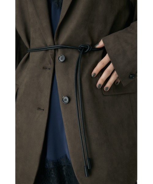 crie conforto（クリーコンフォルト）の「ロングコードベルト（ベルト・レディース・ブラック/ブラウン・FREE）」の3枚目の写真