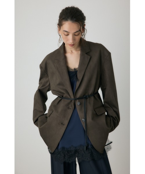 crie conforto（クリーコンフォルト）の「ロングコードベルト（ベルト・レディース・ブラック/ブラウン・FREE）」の4枚目の写真