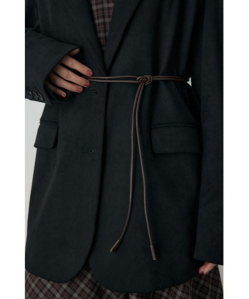 crie conforto（クリーコンフォルト）の「ロングコードベルト（ベルト・レディース・ブラック/ブラウン・FREE）」の9枚目の写真