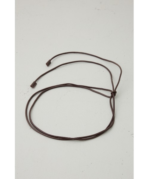 crie conforto（クリーコンフォルト）の「ロングコードベルト（ベルト・レディース・ブラック/ブラウン・FREE）」の10枚目の写真