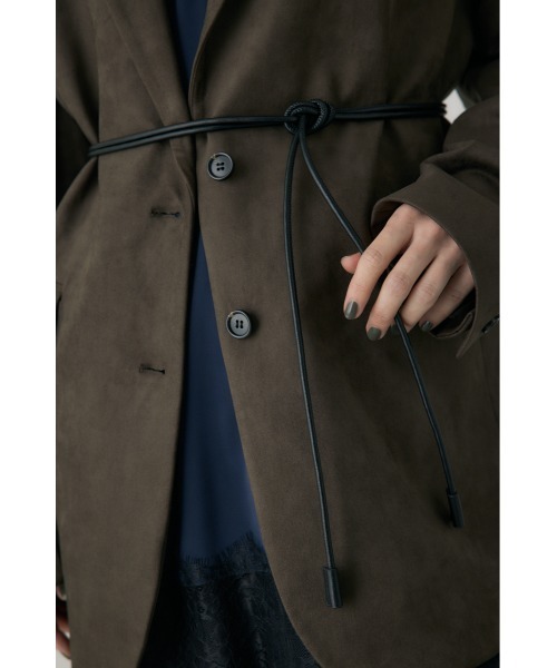 crie conforto（クリーコンフォルト）の「ロングコードベルト（ベルト・レディース・ブラック/ブラウン・FREE）」の13枚目の写真