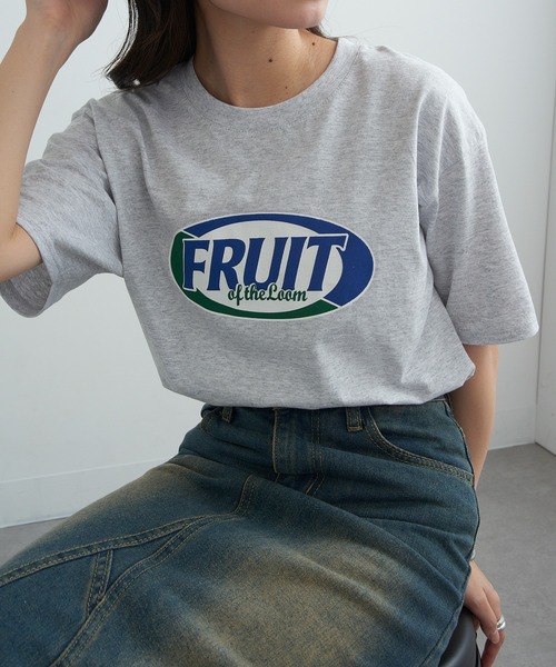 FRUIT OF THE LOOM(フルーツオブザルーム)の「【FRUIT OF THE LOOM】FTL Print T-shirt(Tシャツ/カットソー・メンズ・ブラック/グレー/ホワイト・XL/L/M)」の3枚目の写真