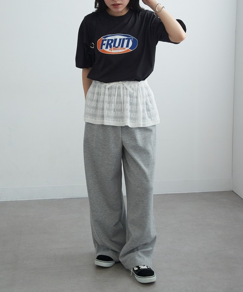 FRUIT OF THE LOOM(フルーツオブザルーム)の「【FRUIT OF THE LOOM】FTL Print T-shirt(Tシャツ/カットソー・メンズ・ブラック/グレー/ホワイト・XL/L/M)」の6枚目の写真