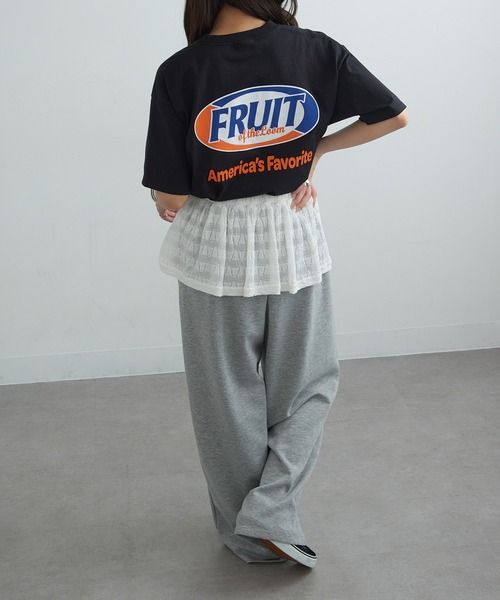 FRUIT OF THE LOOM(フルーツオブザルーム)の「【FRUIT OF THE LOOM】FTL Print T-shirt(Tシャツ/カットソー・メンズ・ブラック/グレー/ホワイト・XL/L/M)」の17枚目の写真