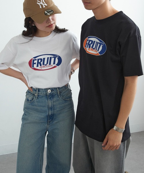 FRUIT OF THE LOOM(フルーツオブザルーム)の「【FRUIT OF THE LOOM】FTL Print T-shirt(Tシャツ/カットソー・メンズ・ブラック/グレー/ホワイト・XL/L/M)」の4枚目の写真