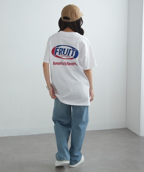 FRUIT OF THE LOOM(フルーツオブザルーム)の「【FRUIT OF THE LOOM】FTL Print T-shirt(Tシャツ/カットソー・メンズ・ブラック/グレー/ホワイト・XL/L/M)」の13枚目の写真