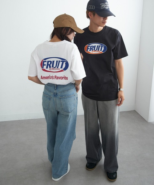 FRUIT OF THE LOOM(フルーツオブザルーム)の「【FRUIT OF THE LOOM】FTL Print T-shirt(Tシャツ/カットソー・メンズ・ブラック/グレー/ホワイト・XL/L/M)」の5枚目の写真