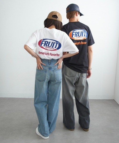 FRUIT OF THE LOOM(フルーツオブザルーム)の「【FRUIT OF THE LOOM】FTL Print T-shirt(Tシャツ/カットソー・メンズ・ブラック/グレー/ホワイト・XL/L/M)」の8枚目の写真