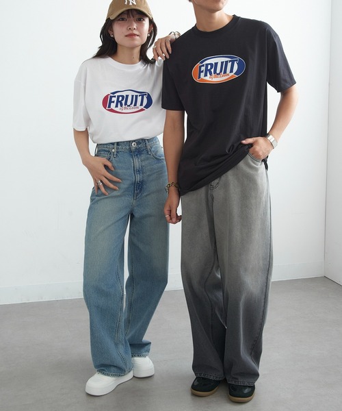 FRUIT OF THE LOOM(フルーツオブザルーム)の「【FRUIT OF THE LOOM】FTL Print T-shirt(Tシャツ/カットソー・メンズ・ブラック/グレー/ホワイト・XL/L/M)」の9枚目の写真