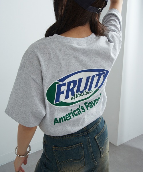 FRUIT OF THE LOOM(フルーツオブザルーム)の「【FRUIT OF THE LOOM】FTL Print T-shirt(Tシャツ/カットソー・メンズ・ブラック/グレー/ホワイト・XL/L/M)」の19枚目の写真