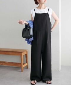 黒のチェーンストラップサロペット セール】チェーンストラップサロペット（サロペット