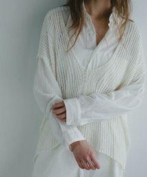 ETRE TOKYO（エトレトウキョウ）の「パフスリーブラクーンニットプル