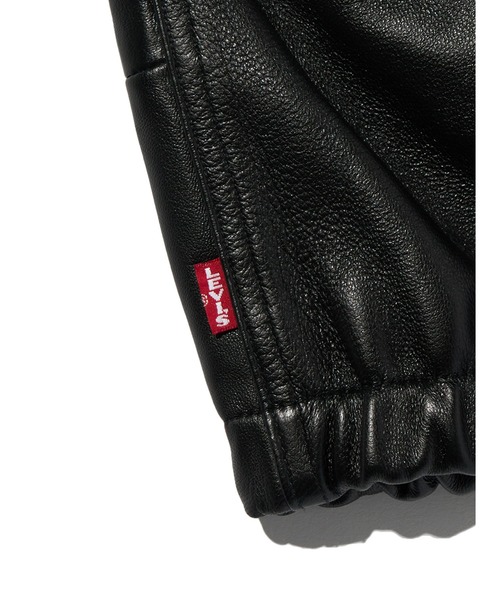 Levi's(リーバイス)の「Levi's/リーバイス PREMIUM BLACK FULLZIP SPORTS LEATHER JACKET(ブルゾン・メンズ・ダークインディゴブルー・M/S/XS/L/XX-SMALL)」の19枚目の写真