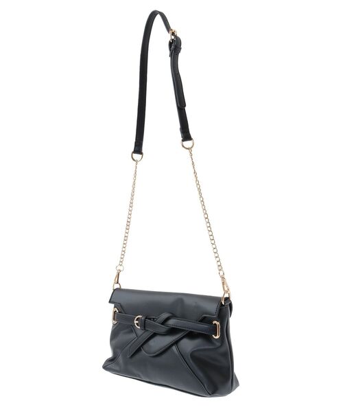 YECCA VECCA(イェッカヴェッカ)の「ベルトデザインチェーンバッグ(ショルダーバッグ・レディース・ブラック/ブロンズ・FREE)」の11枚目の写真