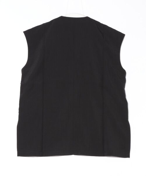 Social GIRL（ソーシャルガール）の「フレンチスリーブジャケット（ノーカラージャケット・レディース・アイボリー/ブラック/モカ・M）」の15枚目の写真