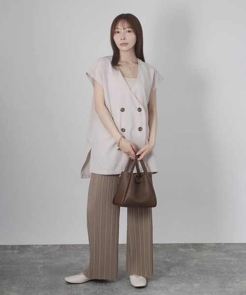 Kママ●１％ ●未使用タグ付き フレンチスリーブジャケット Kママ様専用○1％ ○未使用タグ付き フレンチスリーブジャケット