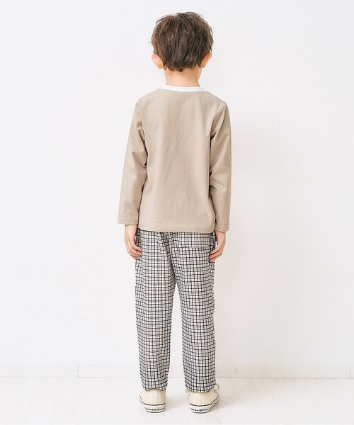apres les cours（アプレレクール）の「【ジュニア対応】バラエティモチーフTシャツ/7days Style（Tシャツ/カットソー・キッズ・ベージュ/その他2/ラベンダー/グリーン/ピンク/レインボー/アイボリー/クリーム/グレー/ローズ・80/90/100/110/140/120/130）」の16枚目の写真