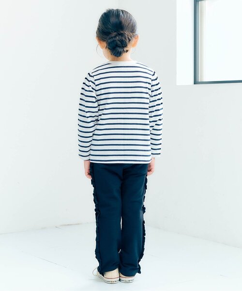 apres les cours（アプレレクール）の「【ジュニア対応】バラエティモチーフTシャツ/7days Style（Tシャツ/カットソー・キッズ・ベージュ/その他2/ラベンダー/グリーン/ピンク/レインボー/アイボリー/クリーム/グレー/ローズ・80/90/100/110/140/120/130）」の19枚目の写真