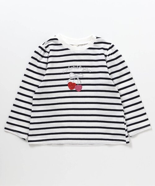 apres les cours(アプレレクール)の「バラエティモチーフTシャツ/7days Style(Tシャツ/カットソー・キッズ・ベージュ/その他2/ラベンダー/グリーン/ピンク/レインボー/アイボリー/クリーム/グレー/ローズ・80/90/100/110/140/120/130)」の18枚目の写真