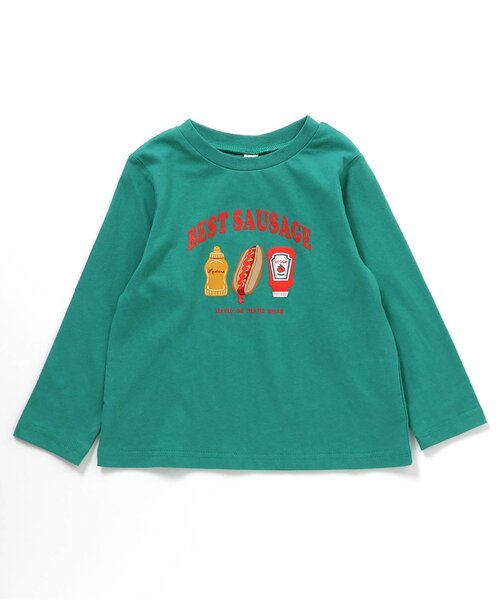 apres les cours(アプレレクール)の「バラエティモチーフTシャツ/7days Style(Tシャツ/カットソー・キッズ・ベージュ/その他2/ラベンダー/グリーン/ピンク/レインボー/アイボリー/クリーム/グレー/ローズ・80/90/100/110/140/120/130)」の22枚目の写真