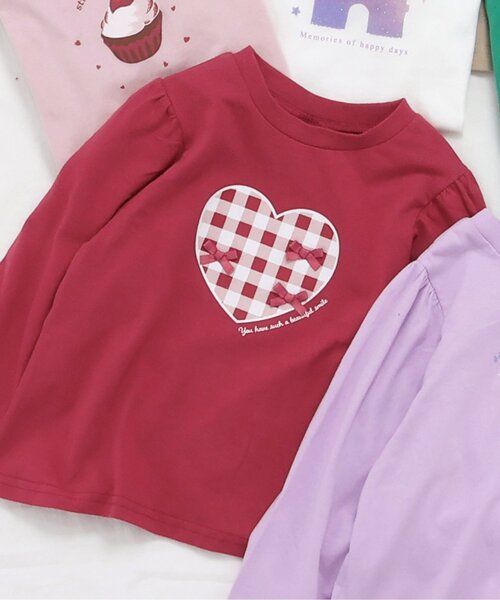 apres les cours（アプレレクール）の「【ジュニア対応】バラエティモチーフTシャツ/7days Style（Tシャツ/カットソー・キッズ・ベージュ/その他2/ラベンダー/グリーン/ピンク/レインボー/アイボリー/クリーム/グレー/ローズ・80/90/100/110/140/120/130）」の13枚目の写真