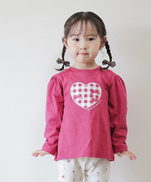 apres les cours(アプレレクール)の「バラエティモチーフTシャツ/7days Style(Tシャツ/カットソー・キッズ・ベージュ/その他2/ラベンダー/グリーン/ピンク/レインボー/アイボリー/クリーム/グレー/ローズ・80/90/100/110/140/120/130)」の15枚目の写真