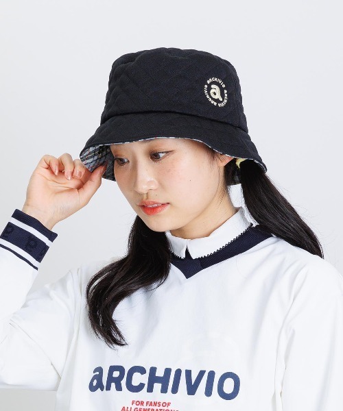 archivio｜アルチビオの帽子（ブラック/黒色系）通販 - ZOZOTOWN