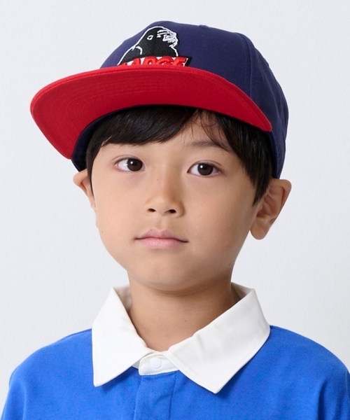 XLARGE KIDS(エクストララージキッズ)の「OG刺しゅうツイルキャップ(キャップ・キッズ・ブラック/グリーン/ネイビー・S(48-52cm)/52-56cm)」の1枚目の写真