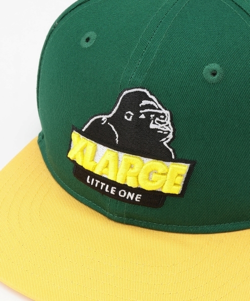 XLARGE KIDS(エクストララージキッズ)の「OG刺しゅうツイルキャップ(キャップ・キッズ・ブラック/グリーン/ネイビー・S(48-52cm)/52-56cm)」の5枚目の写真