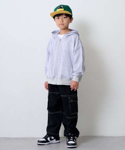 XLARGE KIDS(エクストララージキッズ)の「OG刺しゅうツイルキャップ(キャップ・キッズ・ブラック/グリーン/ネイビー・S(48-52cm)/52-56cm)」の15枚目の写真