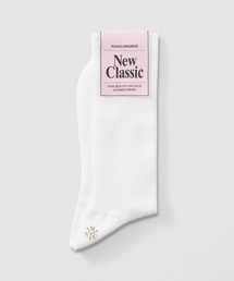 【MARCOMONDE(マルコモンド)】FINE GAUGE COTTON RIBBEDSOCKS