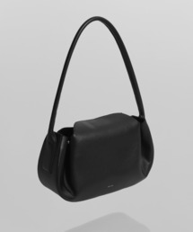 【YArKA/ヤーカ】real leather one shoulder tuck bag [fupaqi] / タックフォルムワンハンドルバッグ
