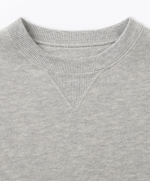 無印良品（ムジルシリョウヒン）の「キッズ　裏毛スウェットシャツ（スウェット・キッズ・ライトベージュ/スモークピンク/グレー/ブルー系/ネイビー・110/120/130/140/150）」の6枚目の写真