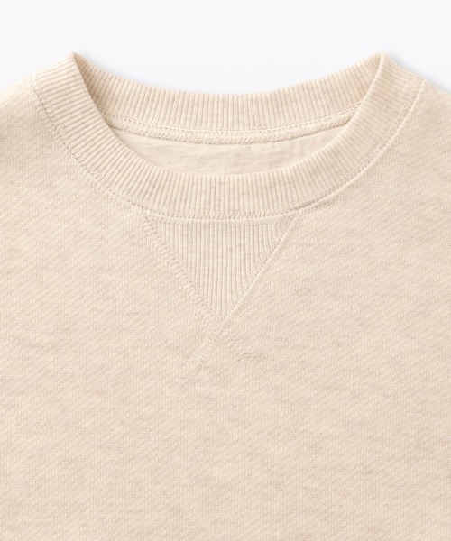 無印良品（ムジルシリョウヒン）の「キッズ　裏毛スウェットシャツ（スウェット・キッズ・ライトベージュ/スモークピンク/グレー/ブルー系/ネイビー・110/120/130/140/150）」の8枚目の写真