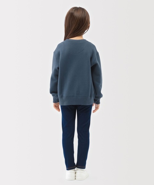 無印良品（ムジルシリョウヒン）の「キッズ　裏毛スウェットシャツ（スウェット・キッズ・ライトベージュ/スモークピンク/グレー/ブルー系/ネイビー・110/120/130/140/150）」の14枚目の写真