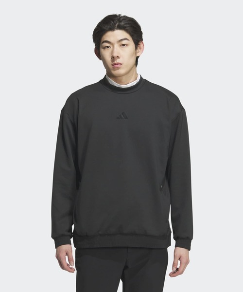 adidas golf 長袖スウェット ジッパーポケット付き スウェットシャツ 長袖 【adidas Golf/アディダスゴルフ】（スウェット