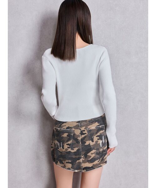 GYDA（ジェイダ）の「Vintageデニムスカートライクショートパンツ（デニムスカート・レディース・ブルー/その他1/ブラック・SMALL/MEDIUM/X-SMALL）」の16枚目の写真