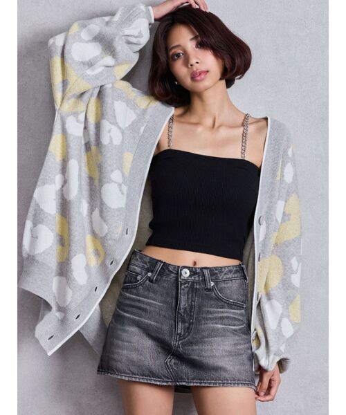 GYDA（ジェイダ）の「Vintageデニムスカートライクショートパンツ（デニムスカート・レディース・ブルー/その他1/ブラック・SMALL/MEDIUM/X-SMALL）」の9枚目の写真