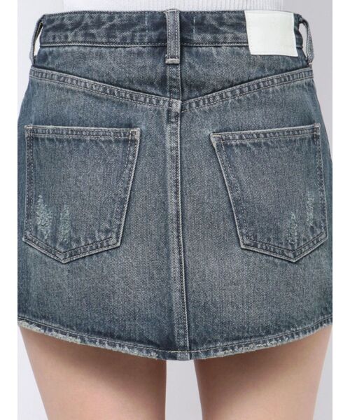 GYDA（ジェイダ）の「Vintageデニムスカートライクショートパンツ（デニムスカート・レディース・ブルー/その他1/ブラック・SMALL/MEDIUM/X-SMALL）」の18枚目の写真